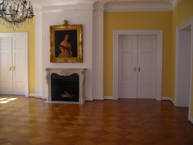 salon w zamku pod Getynga