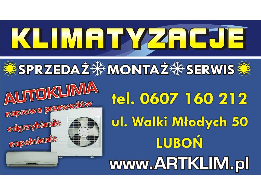 Auto klima odgrzybianie ozonowanie klimatyzacji , Luboń, wielkopolskie