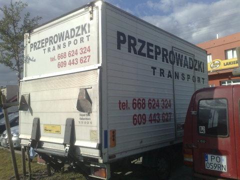 Transport,przeprowadzki,wynajem samochodu Poznań  , wielkopolskie