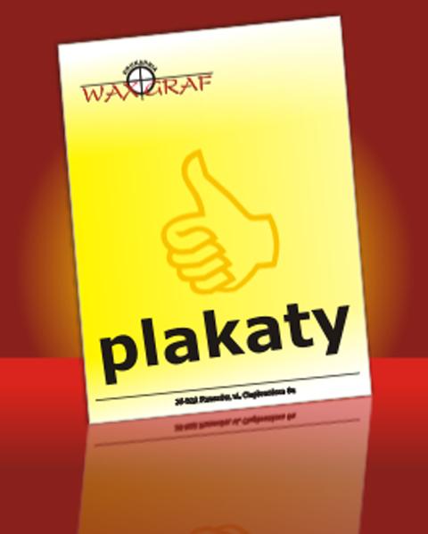 plakaty A3, plakaty B3, plakaty A2, plakaty B2 - WAX GRAF