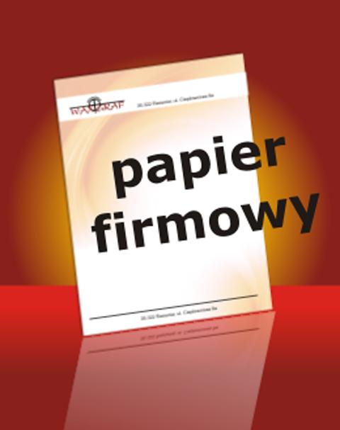 papier firmowy, papiery firmowe, papeterie firmowe- WAX GRAF