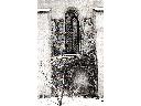 Portal gotycki w Sieradzu widok przed konserwacją