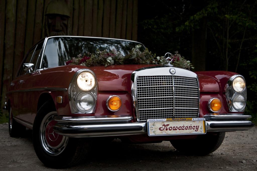 Zabytkowy mercedes 300 SEL, Wrocław, dolnośląskie