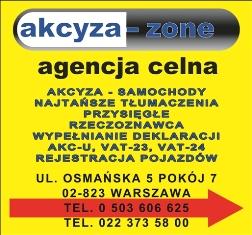 Agencja Celna Akcyza Zone, Warszawa, mazowieckie