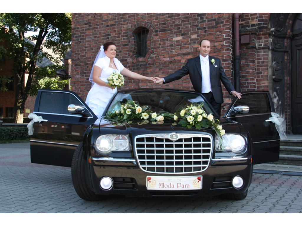 Chrysler 300C -  ślub wesela wynajem limuzyny, Sławków,Siewierz,Skoczów, śląskie