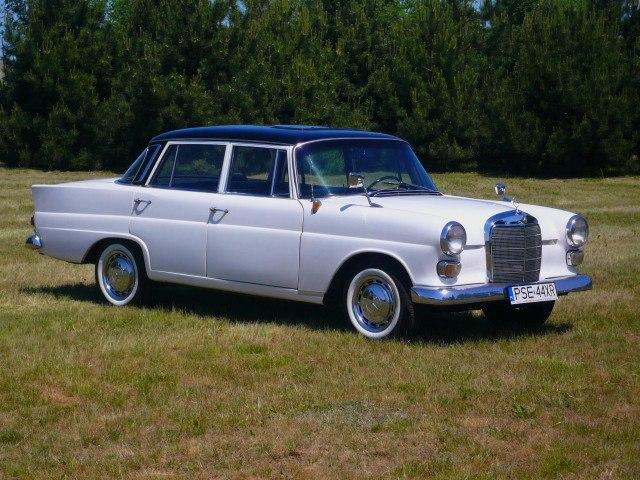 MERCEDES W110 SKRZYDLAK, LIMUZYNA DO ŚLUBU, POZNAŃ, Śrem- Poznań, wielkopolskie