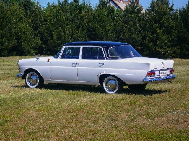 MERCEDES W110 SKRZYDLAK, LIMUZYNA DO ŚLUBU, POZNAŃ, Śrem- Poznań, wielkopolskie