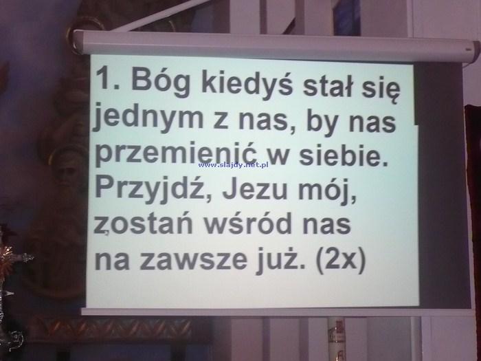 Bóg kiedyś stał się jednym z nas