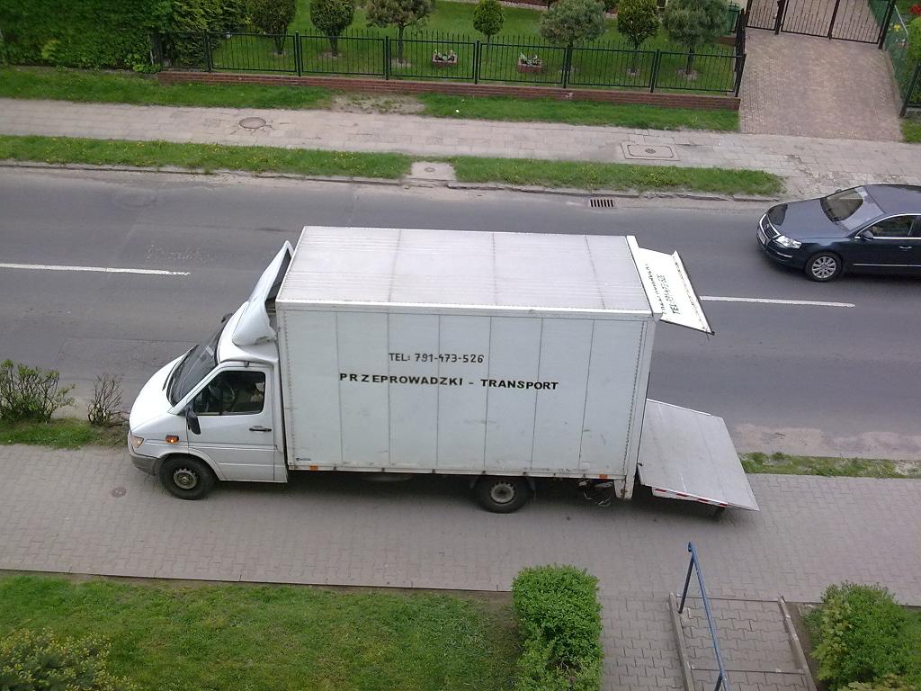 Auto z winda transport palet Wrocław, dolnośląskie