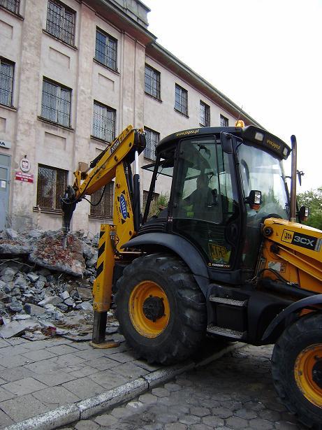 Wyburzenia, Rozbiórki budynków i innych obiektów, Łódź, łódzkie