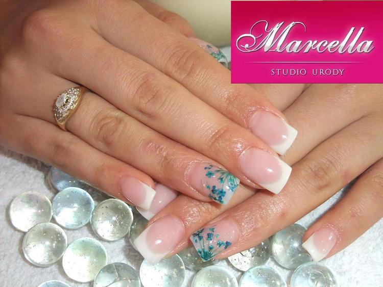 Żelowanie dłoni manicure hybrydowy tipsy tychy , śląskie