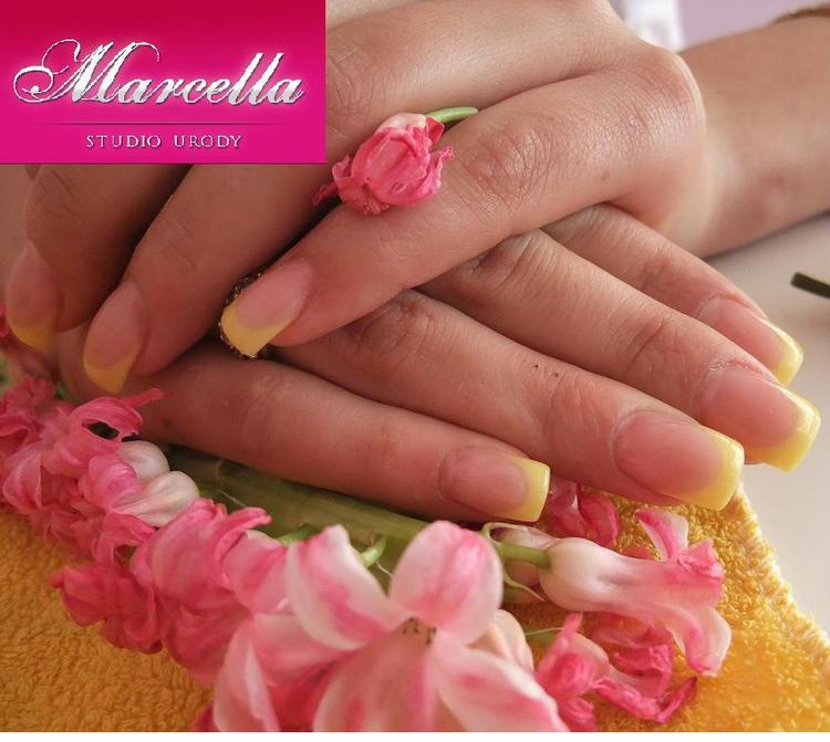 Żelowanie dłoni manicure hybrydowy tipsy tychy , śląskie