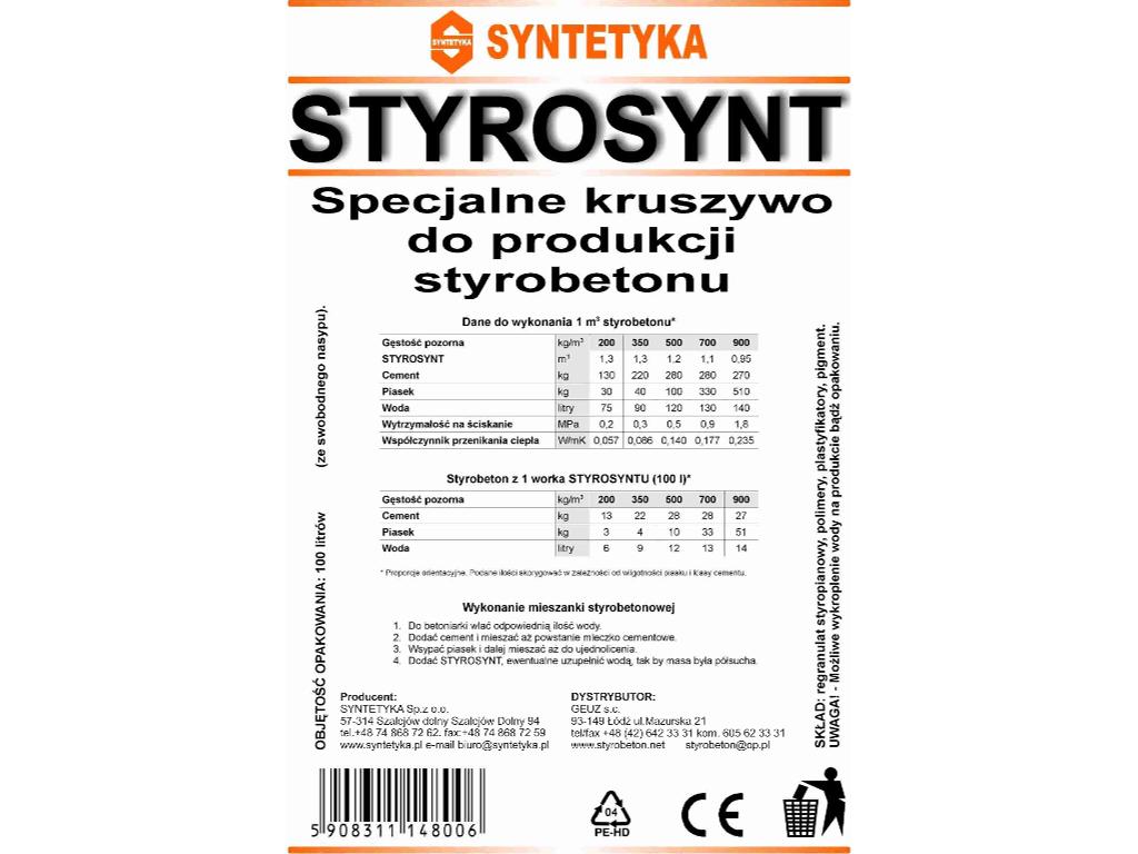 Styrobeton Styrosynt Podłogi Ocieplenie Styropian, Całe województwo, łódzkie