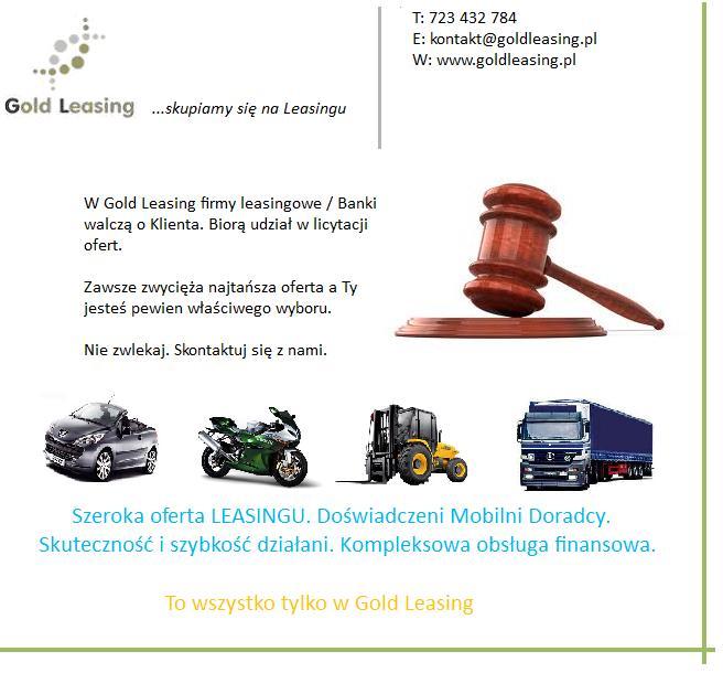 Gold Leasing - licytacje ofert