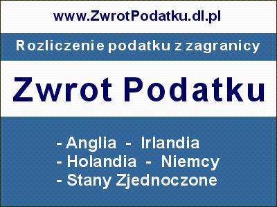 Zwrot podatku z zagranicy Anglii Irlandii Gliwice, Gliwice, Knurów, Pyskowice, Gierałtowice, Toszek, śląskie