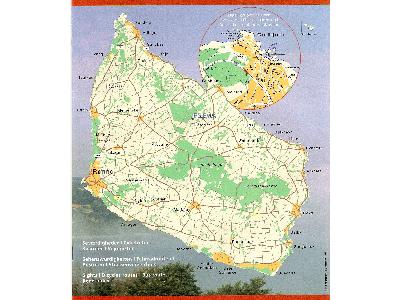 Mapa Bornholmu - kliknij, aby powiększyć