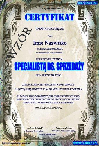 Specjalista ds. Sprzedaży z Certyfikacją, Poznań, wielkopolskie