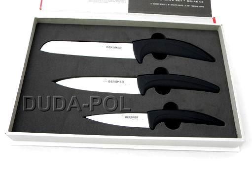 BERGNER zestaw noże 3 ele CERAMICZNE BG - 4042 , Gdynia, pomorskie