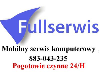 Serwiskomputerowy FullSerwis 24/h dojazd 883-043-235 - kliknij, aby powiększyć