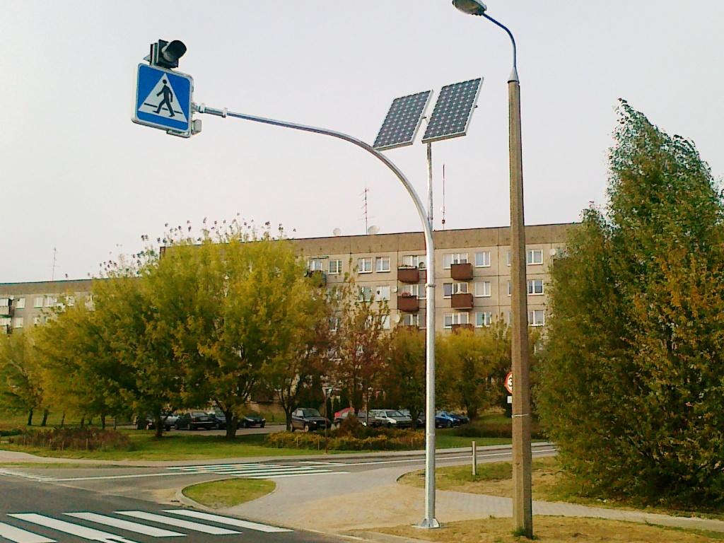 Uliczne lampy hybrydowe, Lampy Solarne, Oprawy LED, Żagań, lubuskie