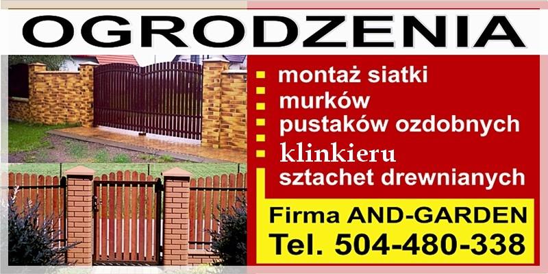 OGRODZENIA-kompleksowy montaż., Rzeszów, podkarpackie