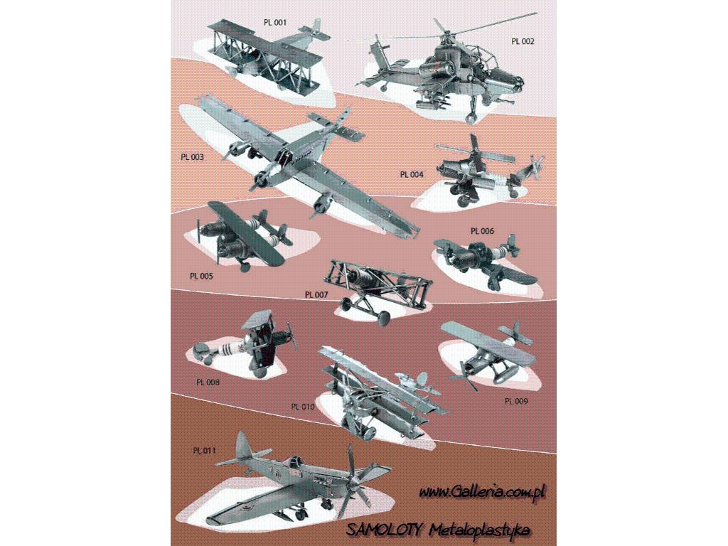 modele metalowe samoloty i helikptery