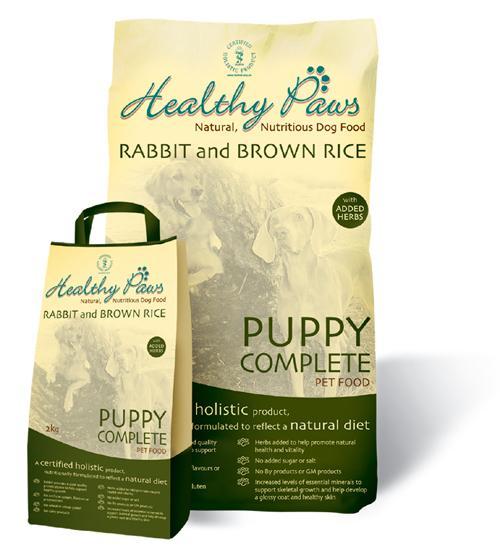 Karma holistyczna dla szczeniąt Healthy Paws Puppy Complete Królik, łosoś