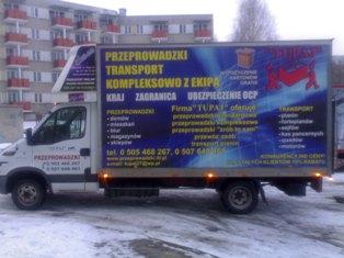 MEBLOWOZ Z WINDĄ DO PRZEPROWADZEK