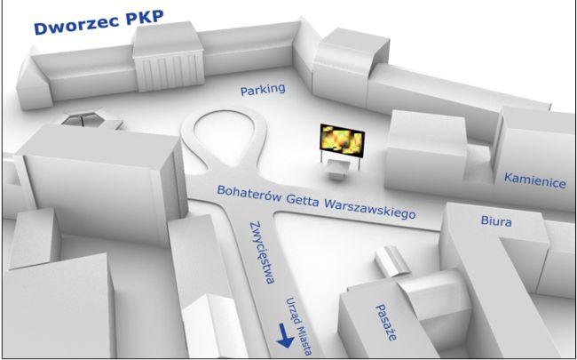 TELEBIM LED GLIWICE DWORZEC PKP tel. 506 599 481