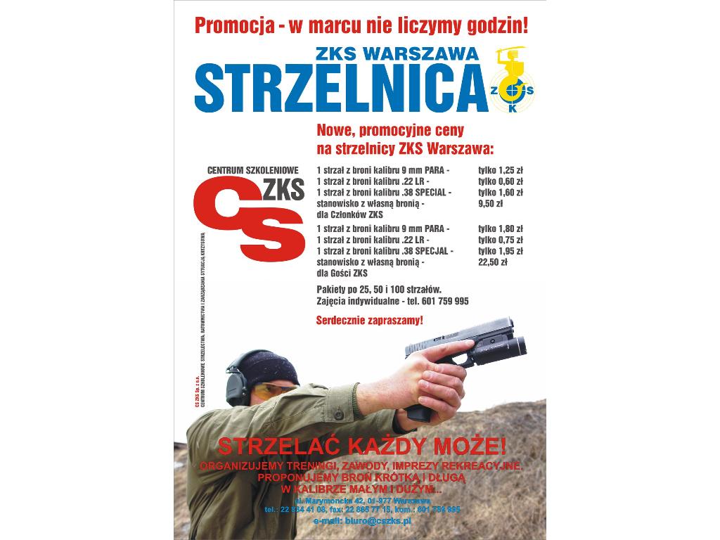 Strzelnica ZKS Warszawa, Warszawa - Bielany, mazowieckie