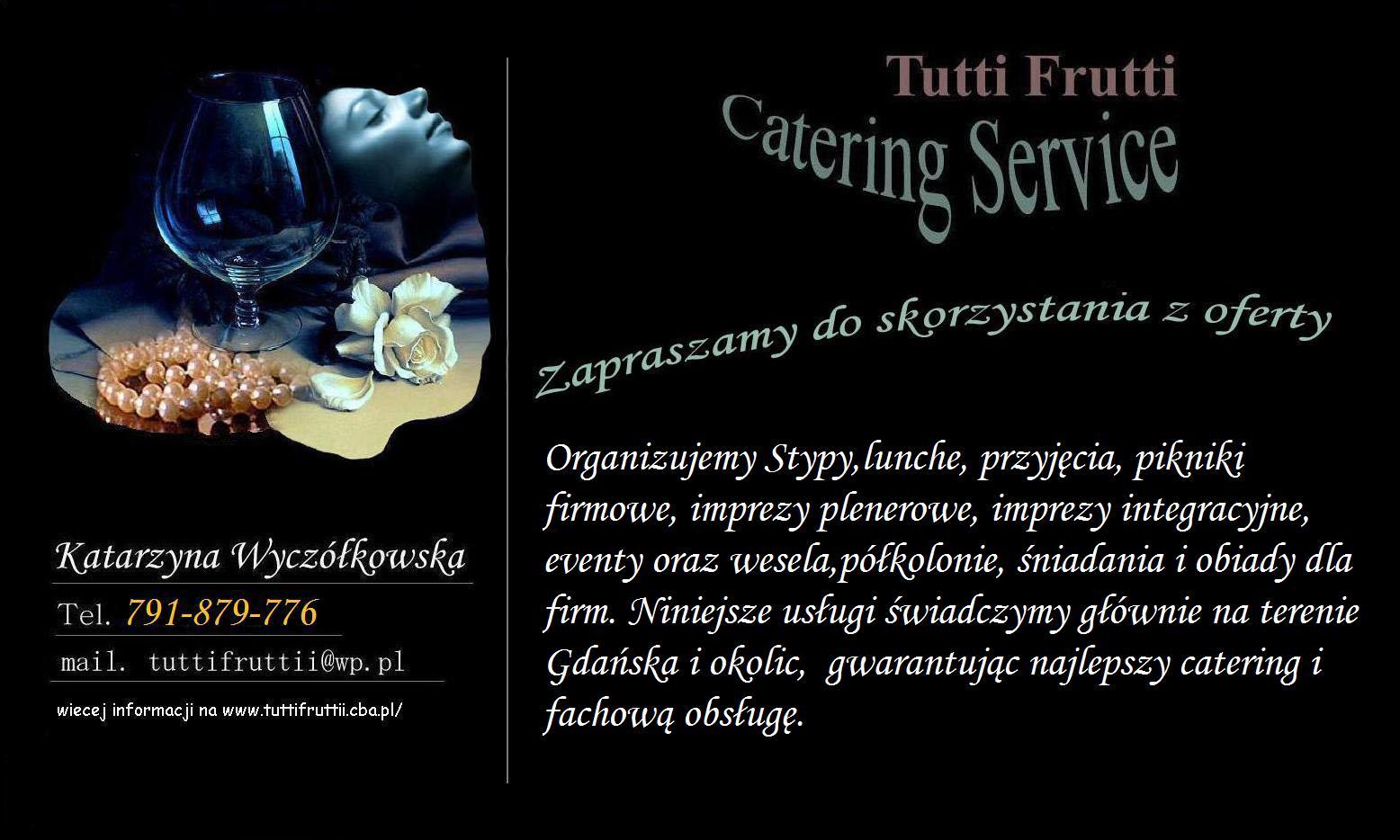 Catering na każdą okazje, Gdańsk, pomorskie