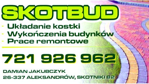 SKOTBUD-układanie kostki,prace remontowe., Skotniki, łódzkie