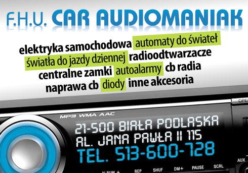 Montaż, naprawa, sprzedaż Car Audio, CB, Alarmy,, Biała Podlaska, lubelskie