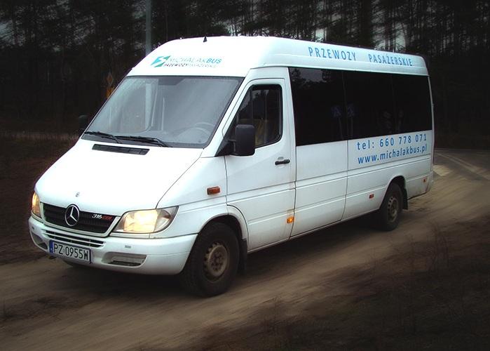 Przewóz osób wynajem busa transport Poznań, Poznań  Puszczykowo, wielkopolskie