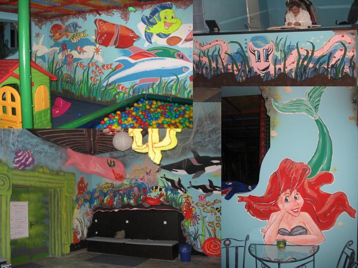 Malowanie artystyczne ścian pokoi dziecięcych K Bączkowska Pyskowice, śląskie