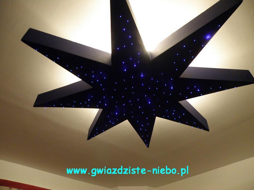 Gwiaździste niebo - oświetlenie światłowodowe, Cała Polska