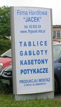 Kaseton reklamowy aluminiowy