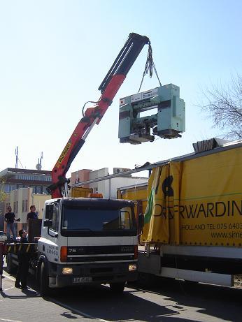 transport załadunek i rozładunek maszyn przemsłowych 