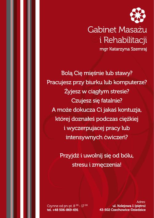 Masaż i rehabilitacja, Czechowice-Dziedzice, śląskie