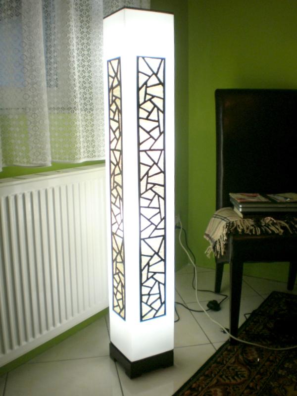 Lampa podłogowa dekoracyjna słup świetlny, - Prusice, Polska, dolnośląskie