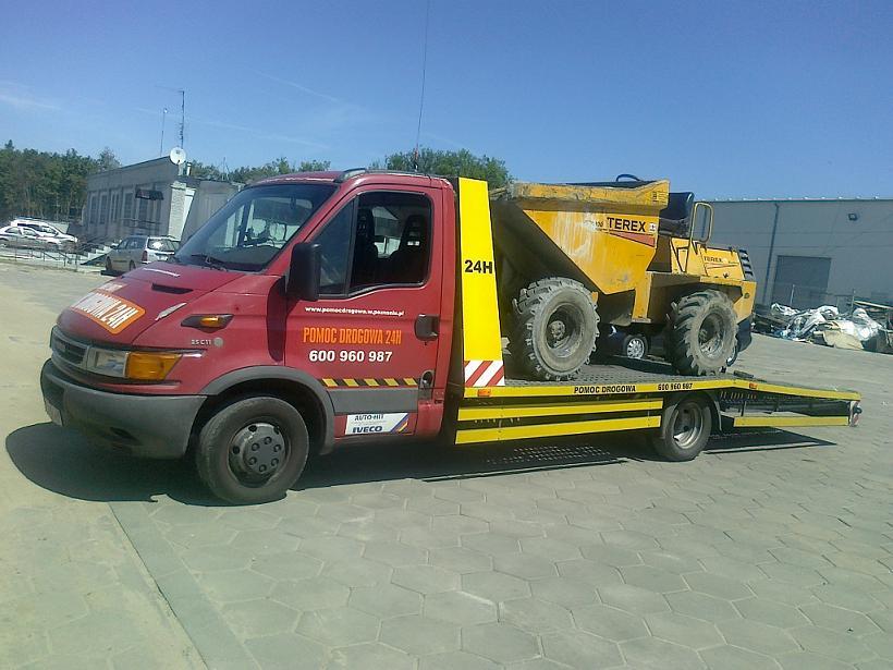 Transport maszyn budowlanych i rolniczych Wlkp. 