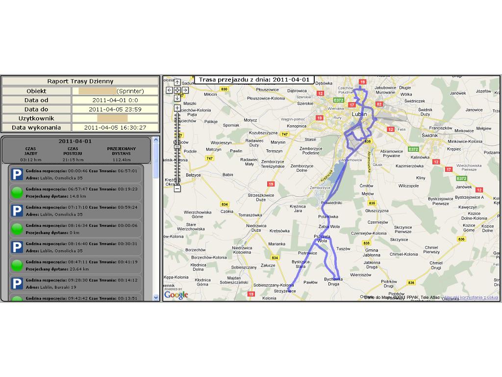 Monitoring pojazdów - kompletny system 