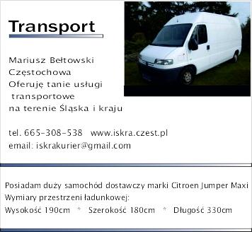 Przeprowadzki Częstochowa - Usługi Transportowe, śląskie