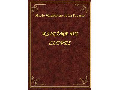 Marie Madeleine de La Fayette - Księżna De Cleves - eBook ePub  - kliknij, aby powiększyć