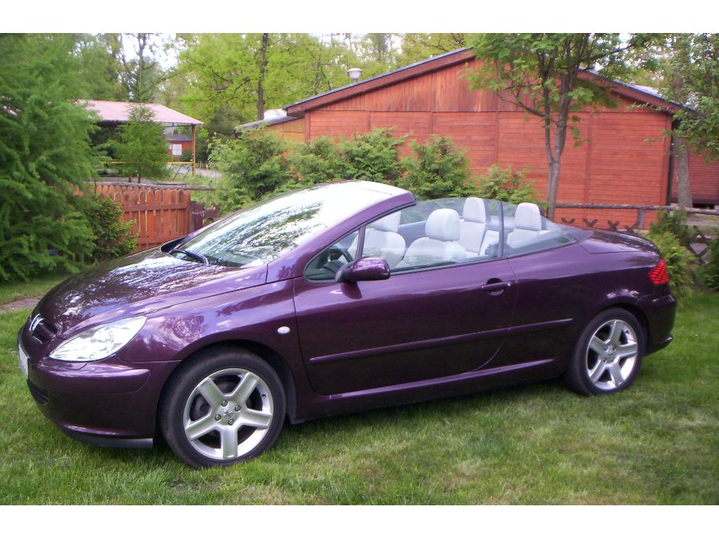 CABRIO do ślubu-PEUGEOT 307 CC, bakłażan, Łódź, łódzkie