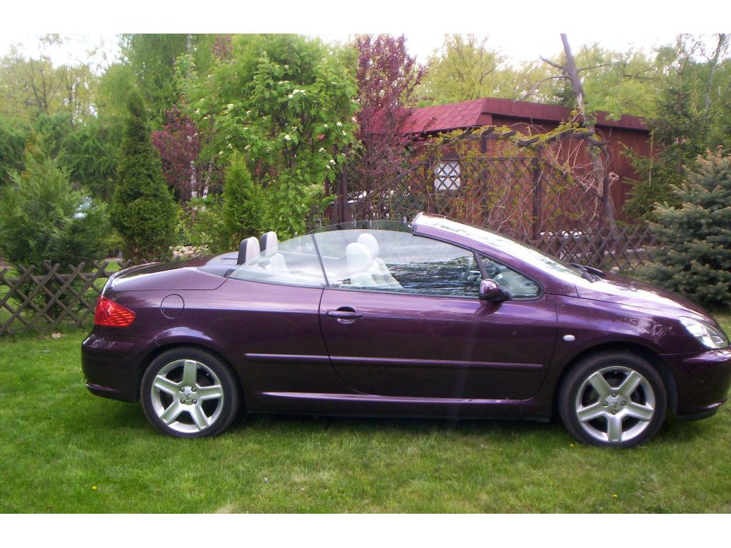 CABRIO do ślubu-PEUGEOT 307 CC, bakłażan, Łódź, łódzkie