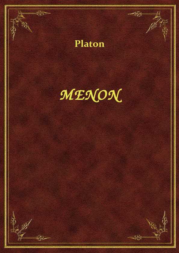 Platon - Menon - eBook ePub