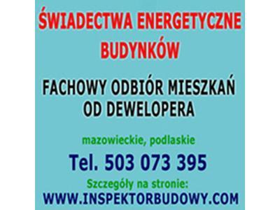 Świadectwa Energetyczne  Magdalenka,Złotokłos, Piaseczno, mazowieckie