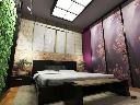 przykładowy projekt - wizualizacja sypialni w stylu japońskim