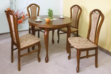Stół i krzesła Komplet 15